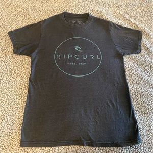 Rip Curl Mens Size Small Graphic Grey Tee Shirt